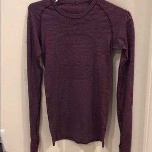 Striped lululemon long sleeve